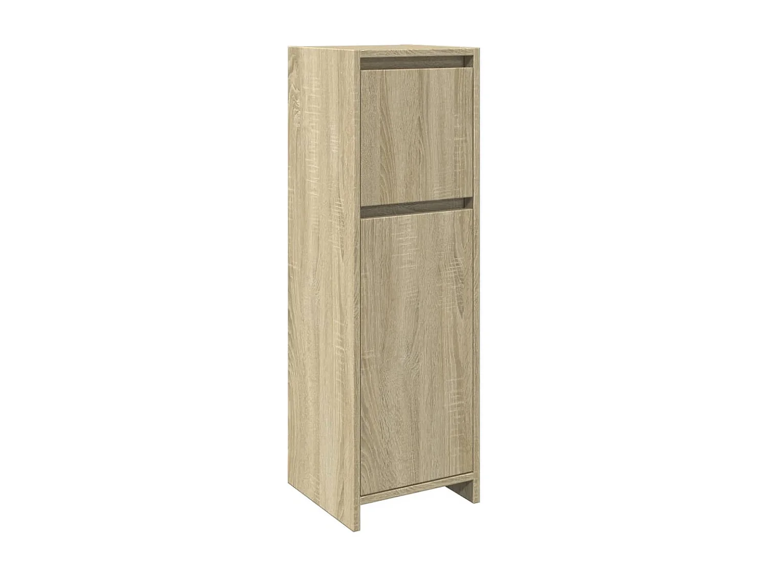 Mueble de baño roble Sonoma 30x30x95 cm Aglomerado