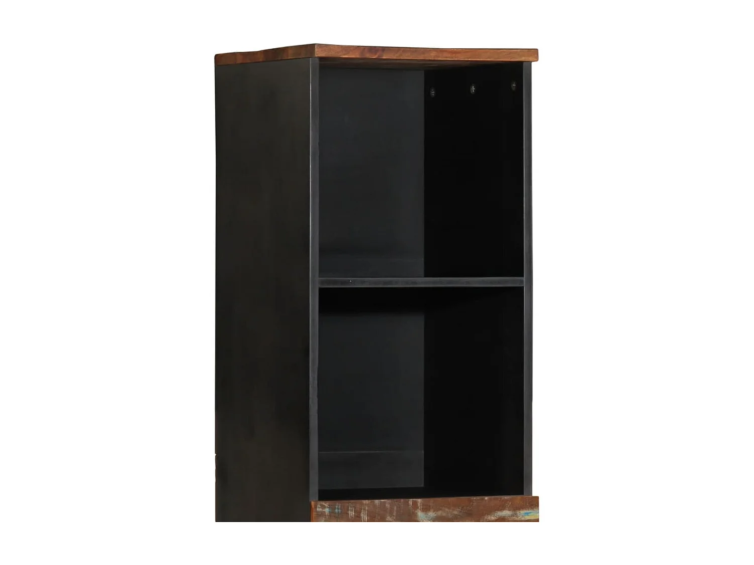 Mueble de baño 38x33x160 cm madera maciza recuperada