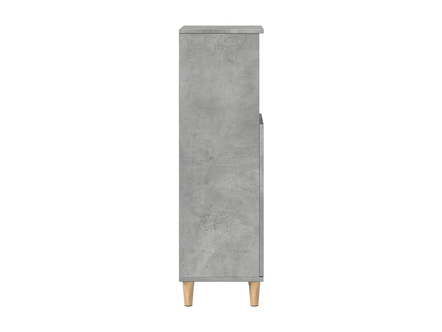 Armoire de salle de bain gris béton 30x30x100 cm