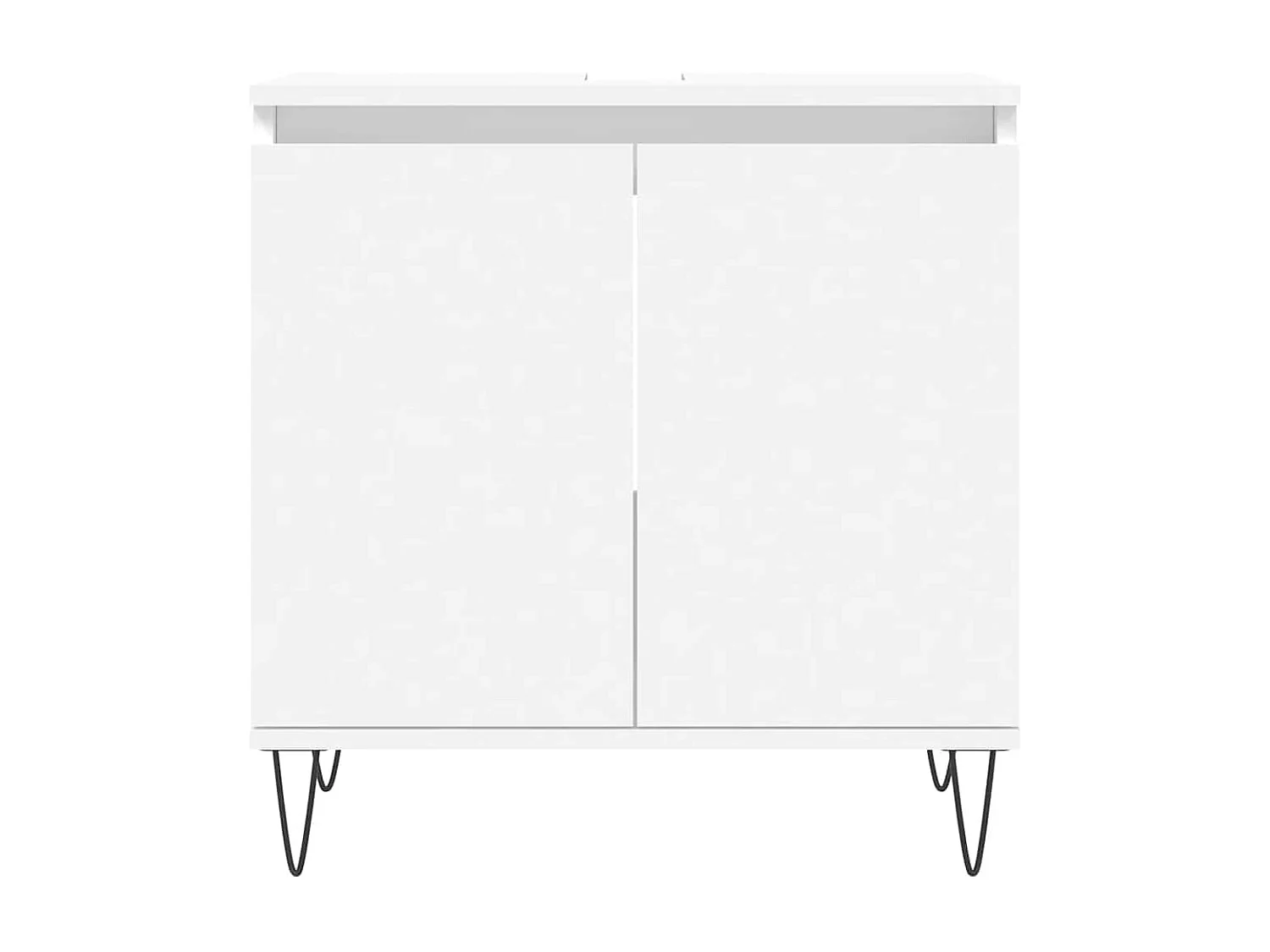 Mobile bagno bianco 58x33x60 cm in legno ingegnerizzato
