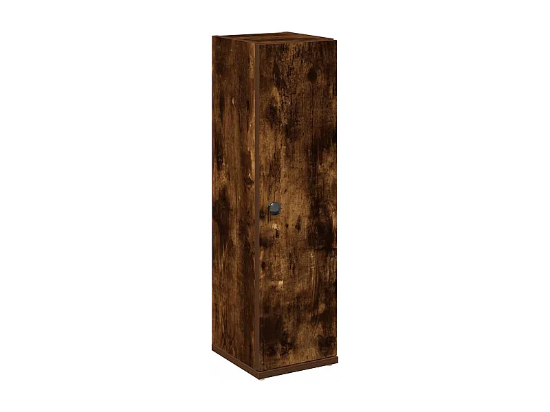 Mueble de baño con portarrollos en roble ahumado