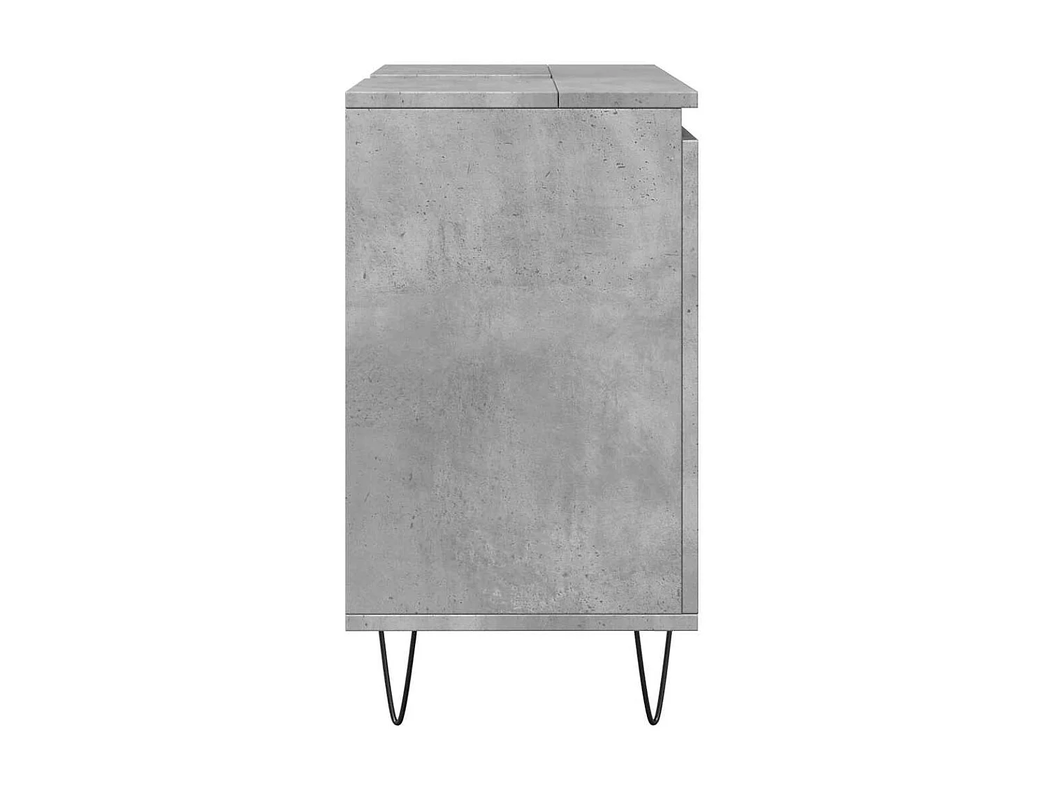 Armoire de bain gris béton 58x33x60 cm bois d'ingénierie