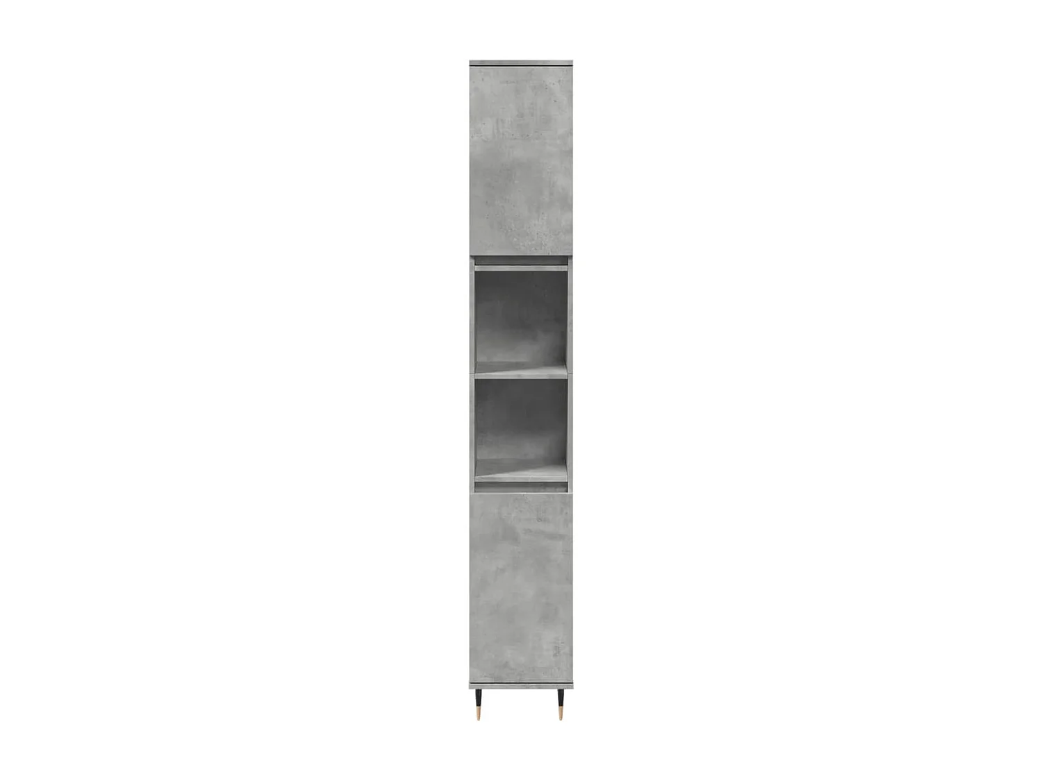 Armoire de salle de bain gris béton 30x30x190 cm