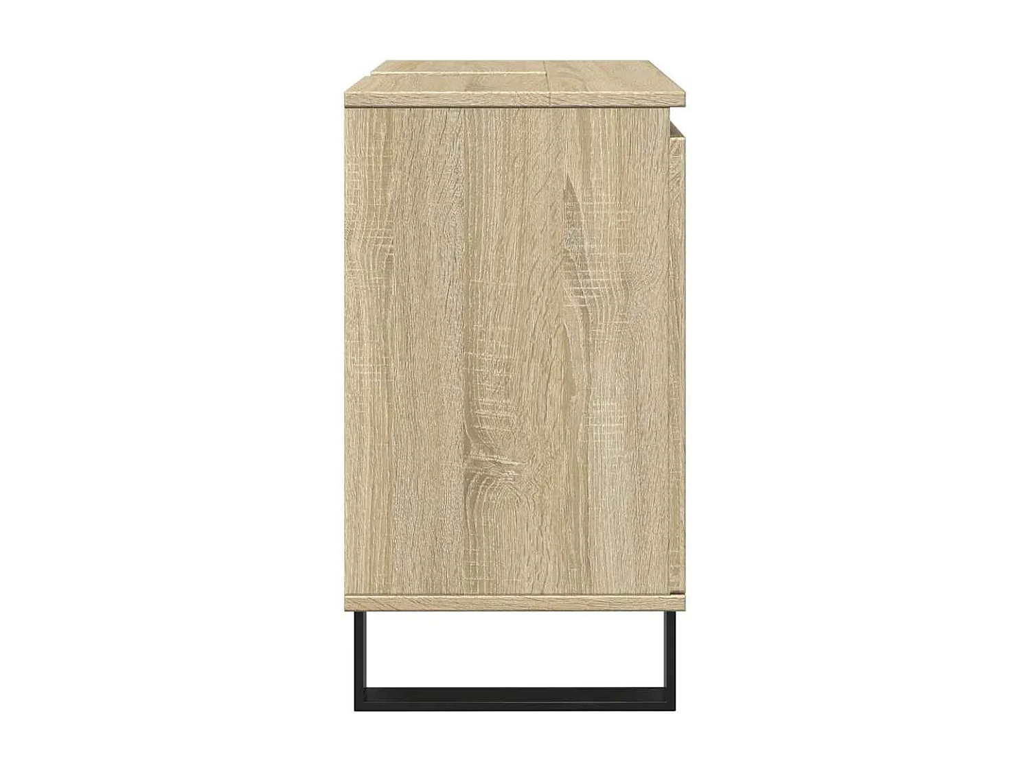 Sonoma eiken badkamerkast 58x33x60 cm bewerkt hout