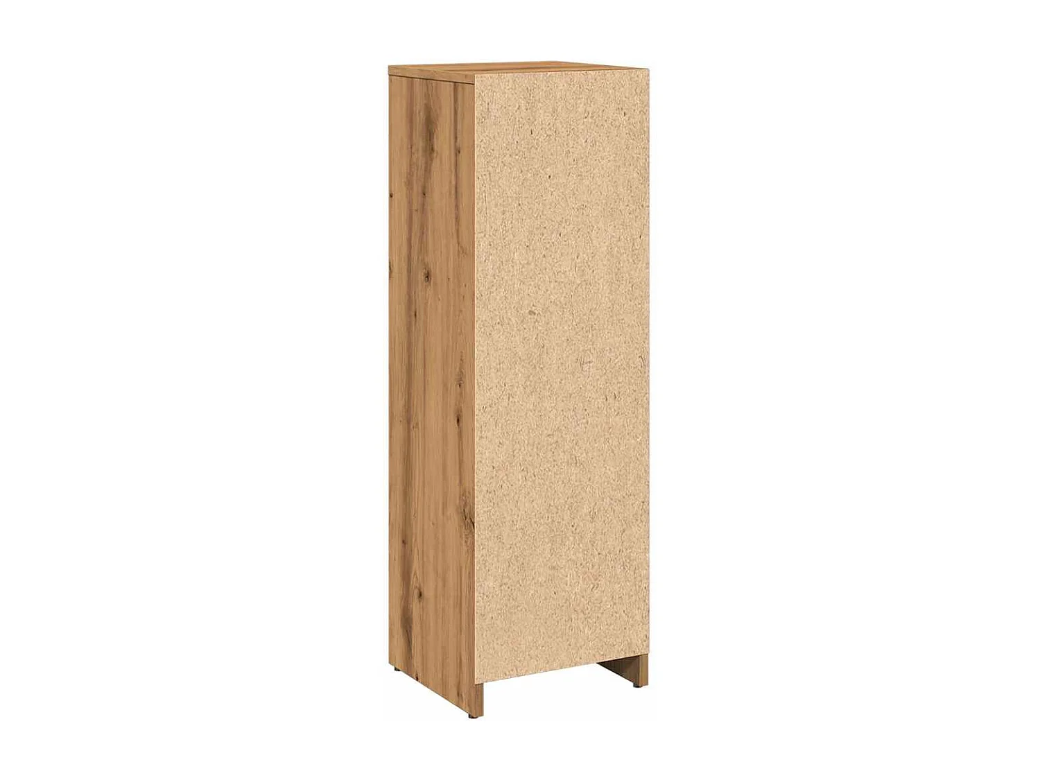 Badkamerkast eiken craft 30x30x95 cm bewerkt hout