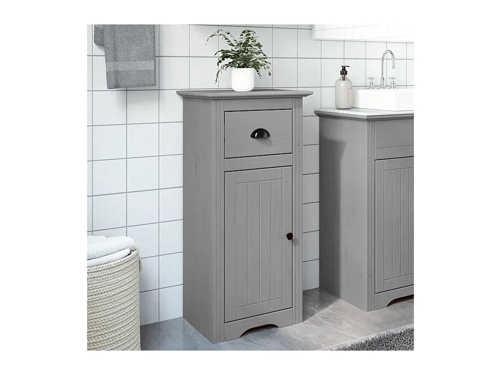 Mueble de baño BODO gris 44x30x90 cm