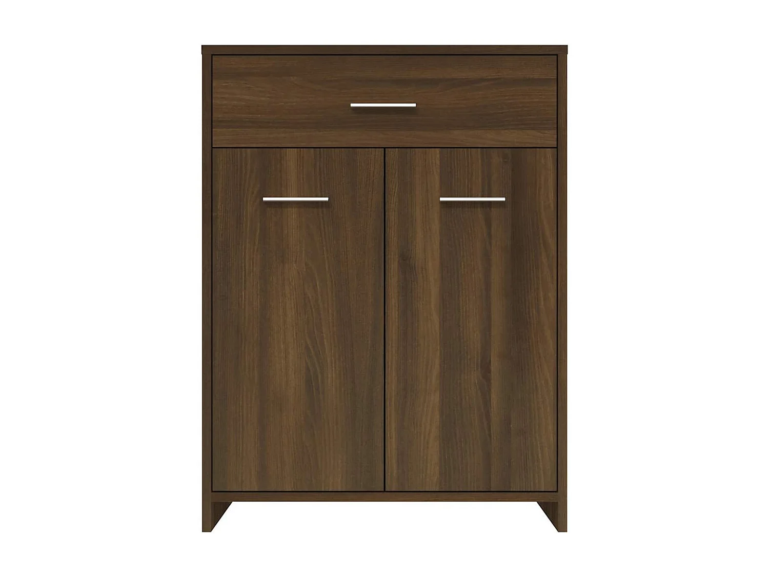 Mobile bagno Rovere marrone 60x33x80 cm Legno composito