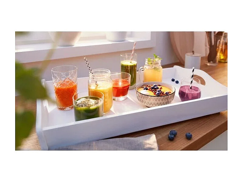 Blender VitaPower - BOSCH - MMB6141W - 1200 W - 30000 trs/min - 2 vitesses + turbo - Bol 2 L - 4 lames amovibles - Blanc