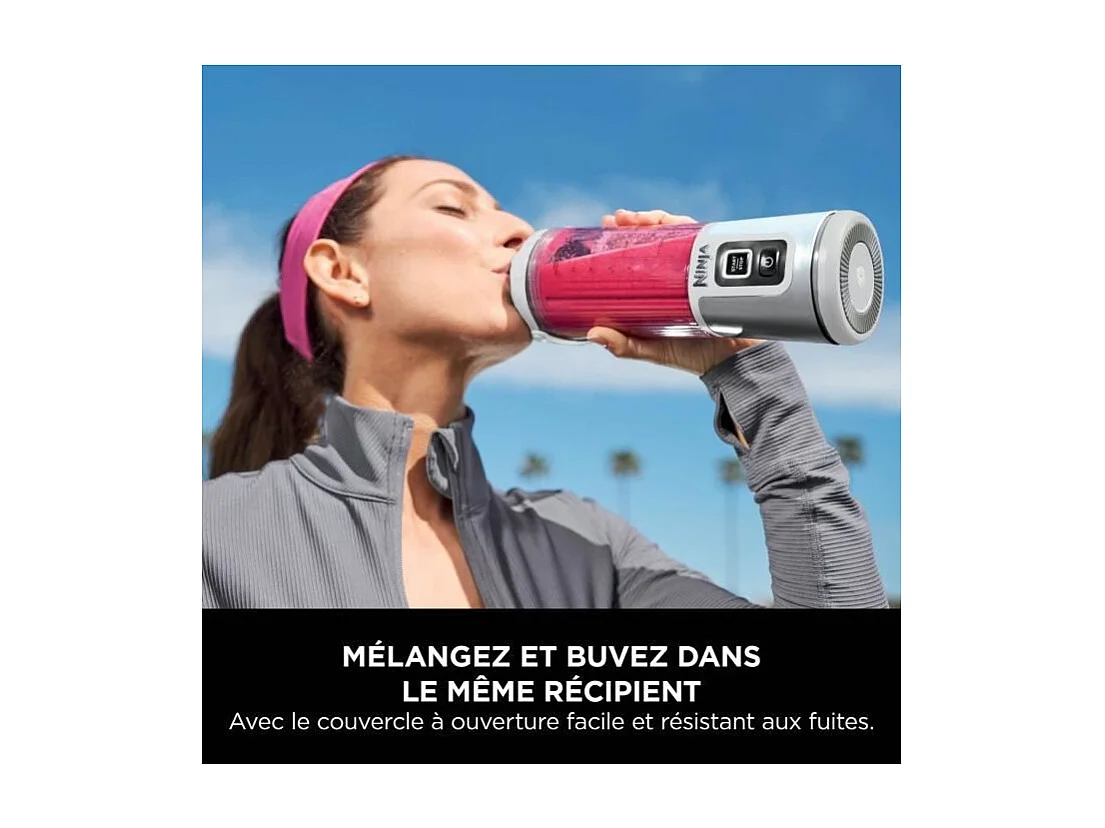 Blender portable sans fil NINJA Blast - Blanc - BC151EUWH