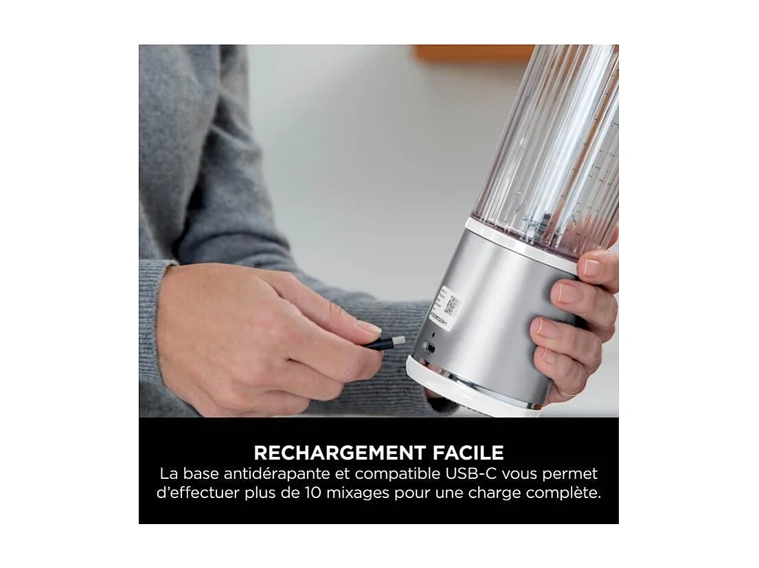 Blender portable sans fil NINJA Blast - Blanc - BC151EUWH
