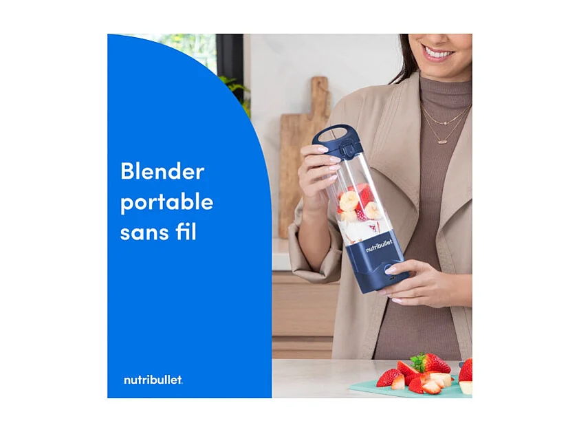 Blender Nutribullet NBP003NBL Portable bleu