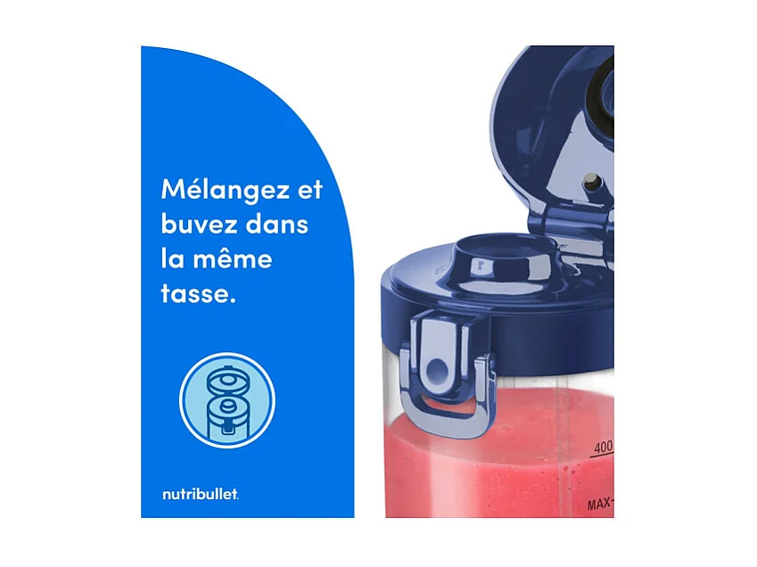 Blender Nutribullet NBP003NBL Portable bleu