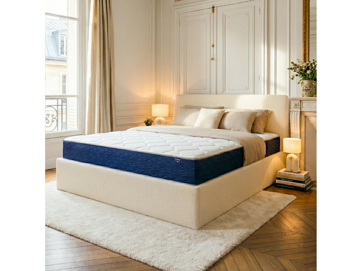 Matelas mémoire de forme 140x190cm épais 20cm Lumea One +