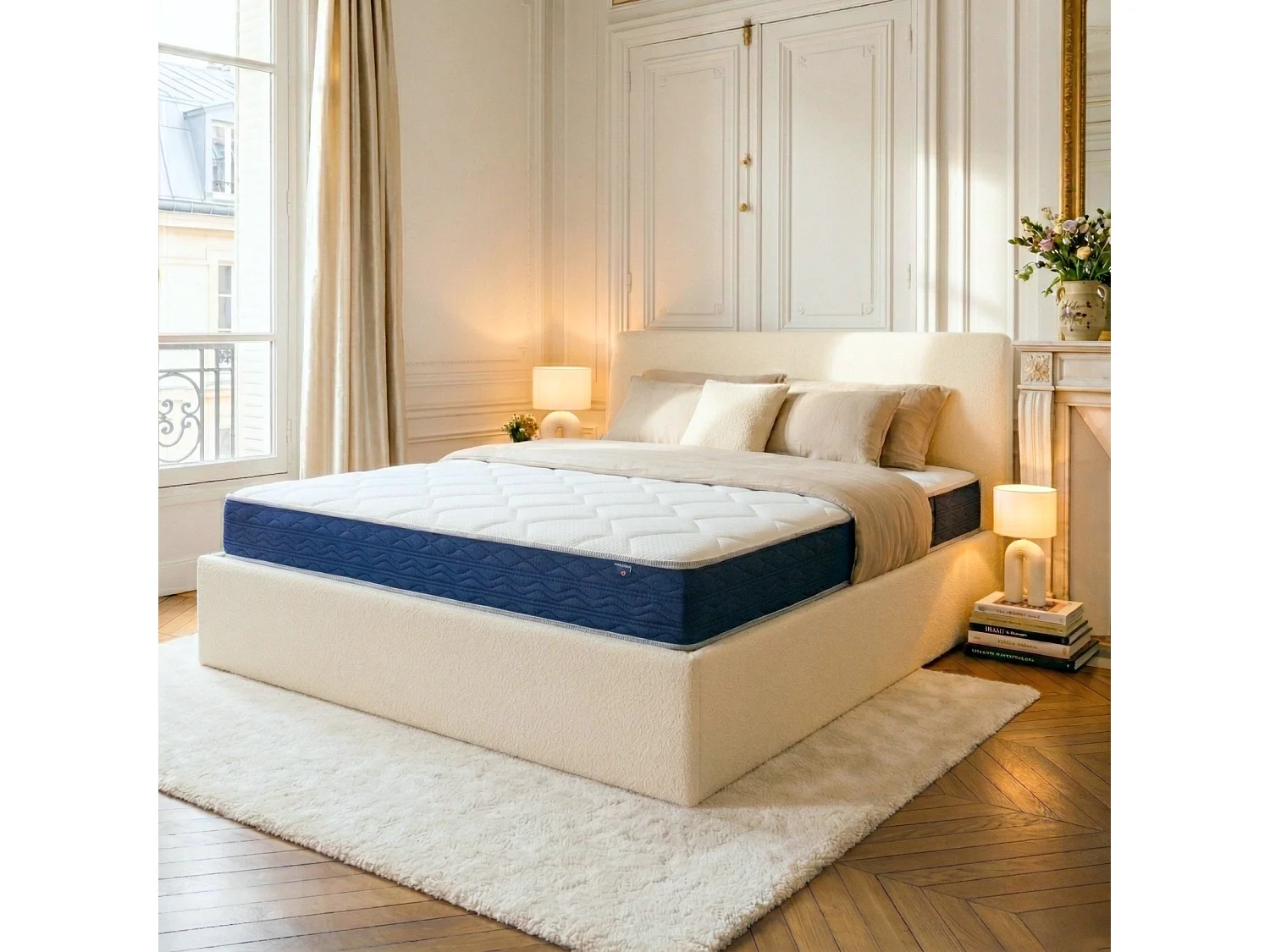 Matelas mémoire de forme 140x190cmcm épais 16cm Lumea One