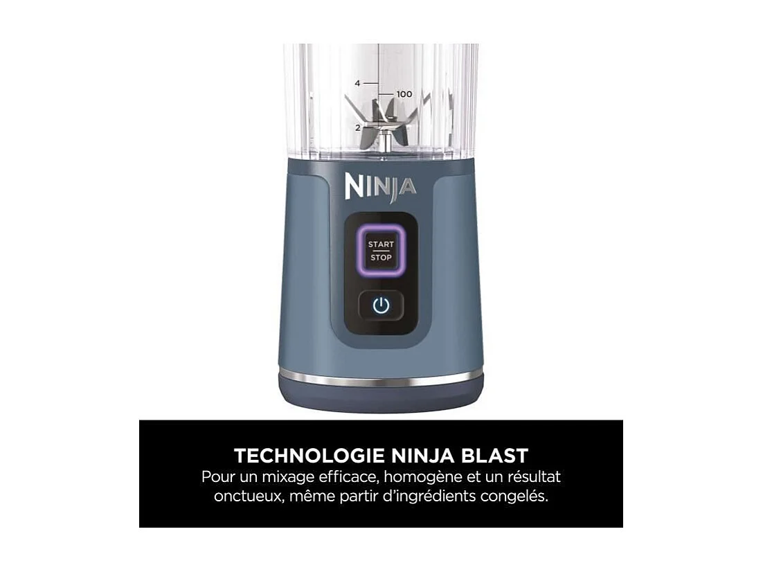 Blender portable sans fil NINJA Blast - Bleu denim - BC151EUNV