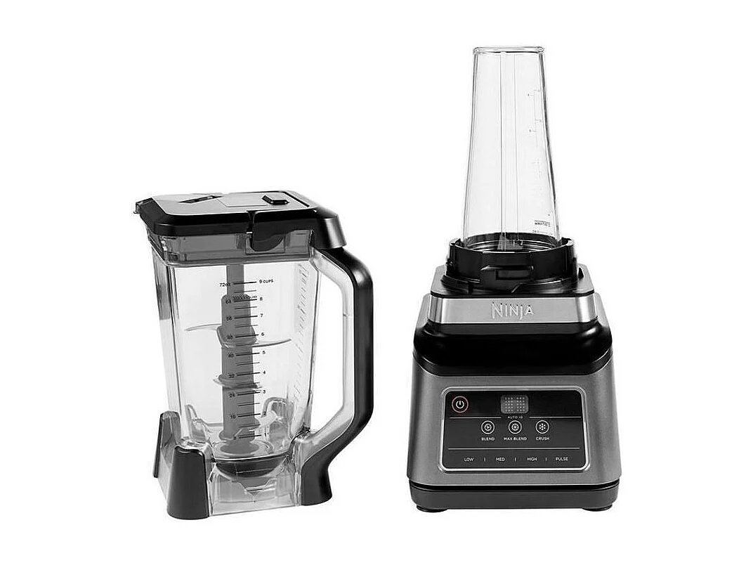 NINJA BN750EU - Blender 2 en 1  - Bol de 2,1 l - Gobelet de 700ml - 1200 W - Noir