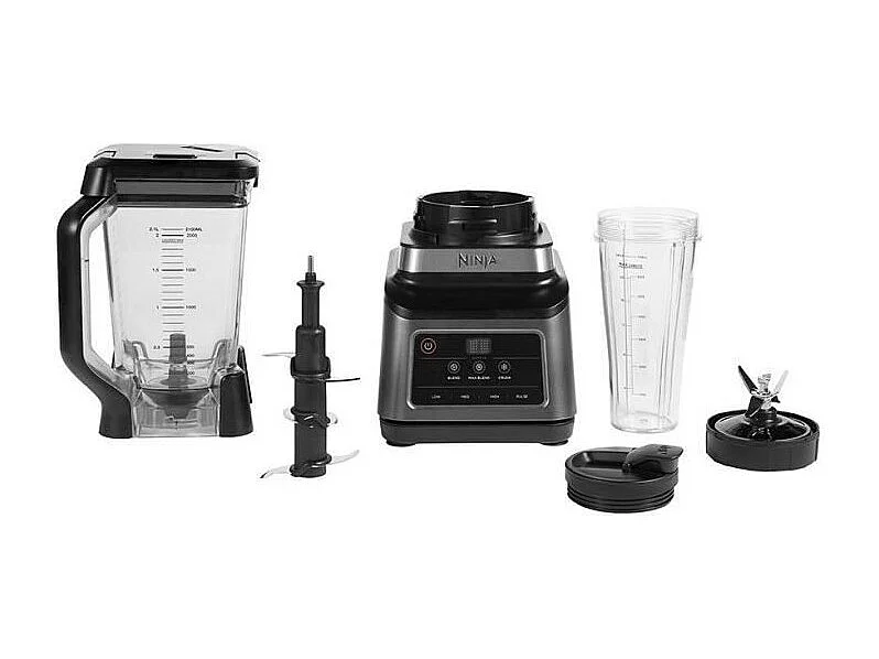 NINJA BN750EU - Blender 2 en 1  - Bol de 2,1 l - Gobelet de 700ml - 1200 W - Noir