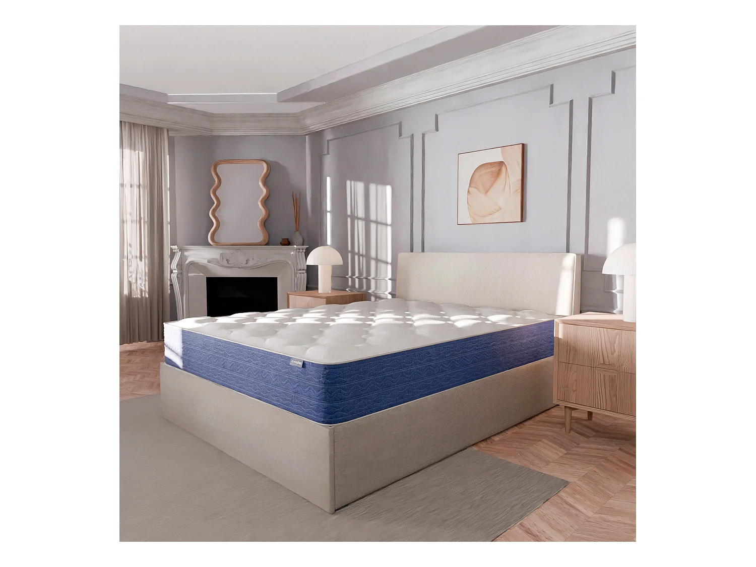Matelas mémoire de forme 90x200cm épais 16cm Lumea One