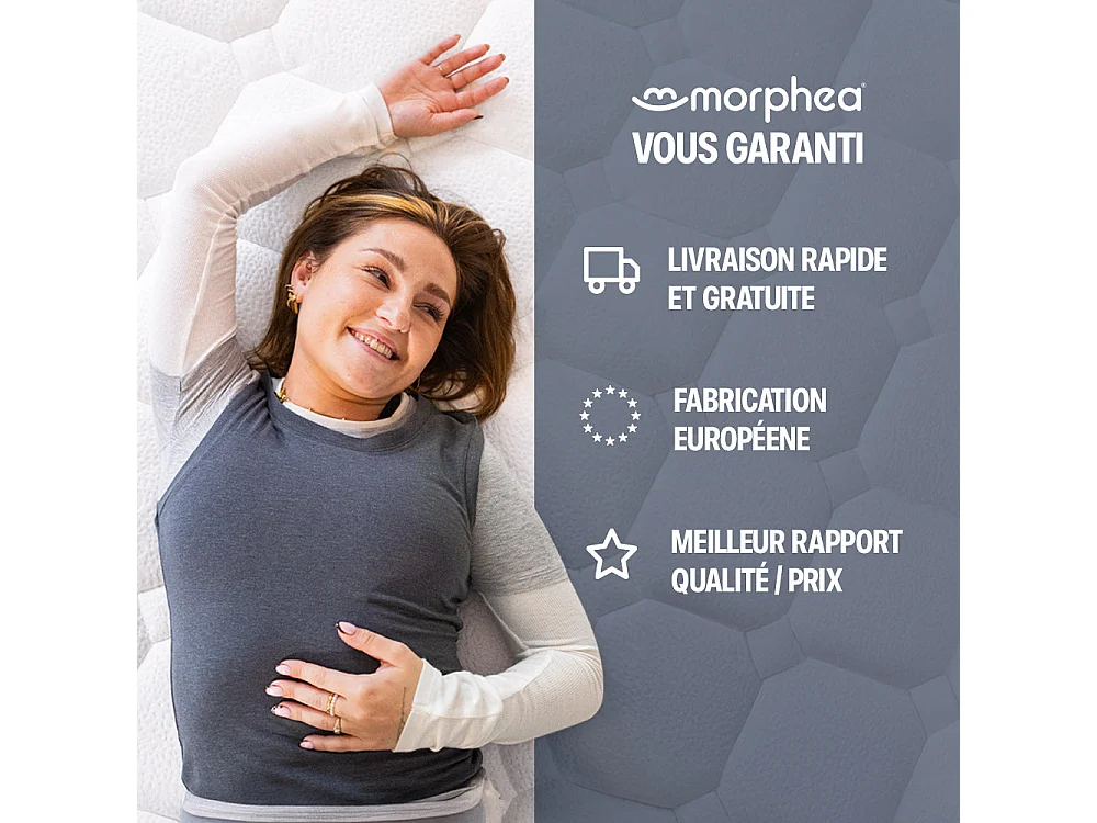 Matelas mémoire de forme 90x200cm épais 16cm Lumea One