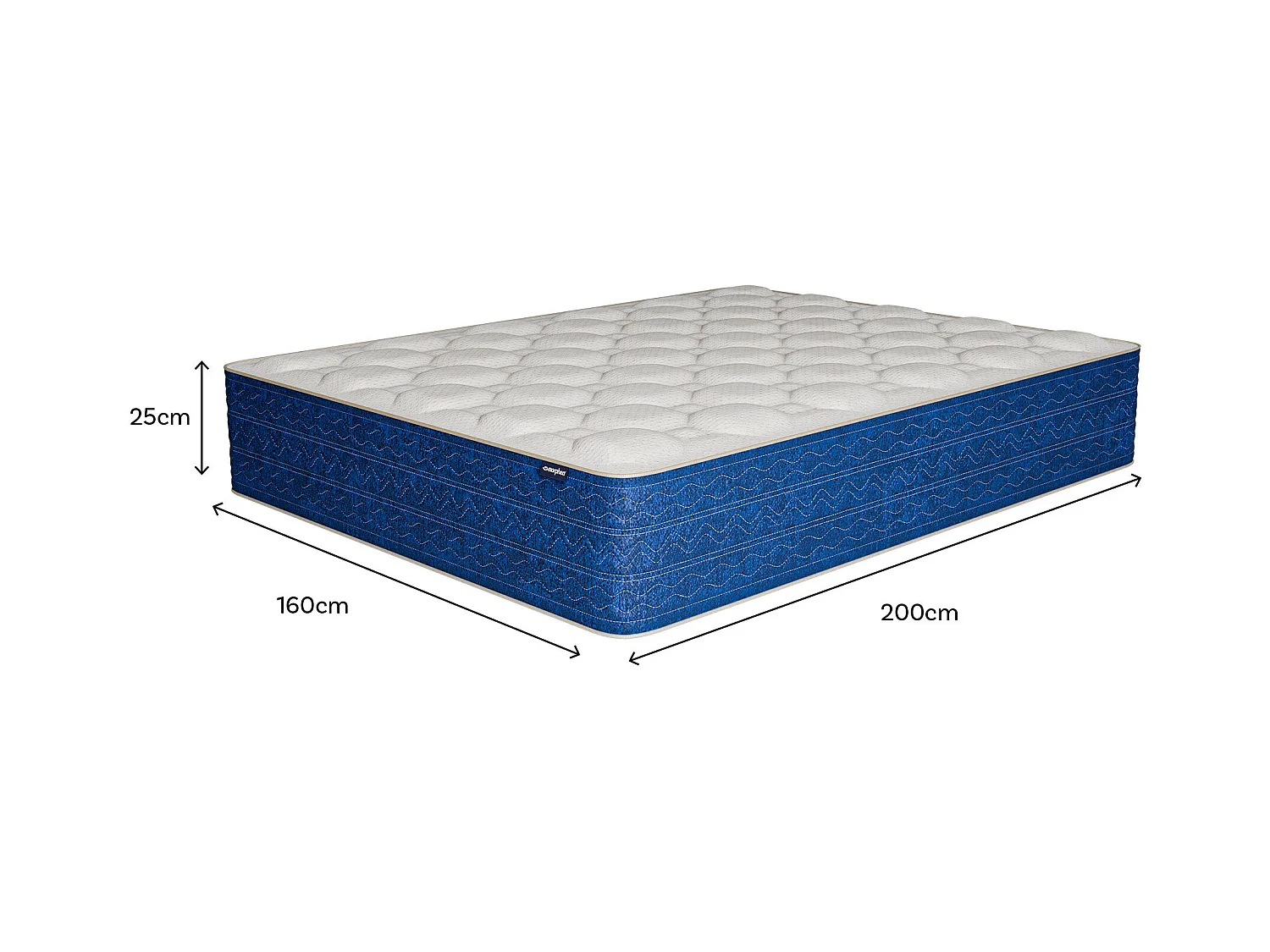 Matelas hybride 160x200cm épais 25cm Lumea Infinite