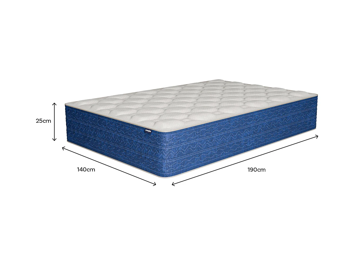 Matelas hybride 140x190cm épais 25cm Lumea Infinite