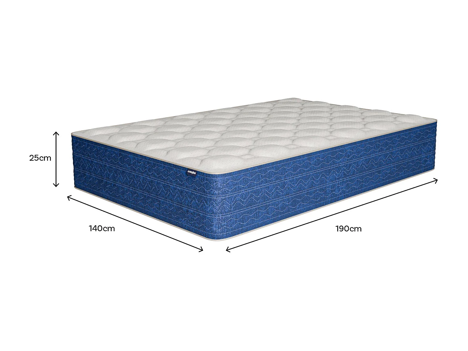 Matelas hybride 140x190cm épais 25cm Lumea Infinite