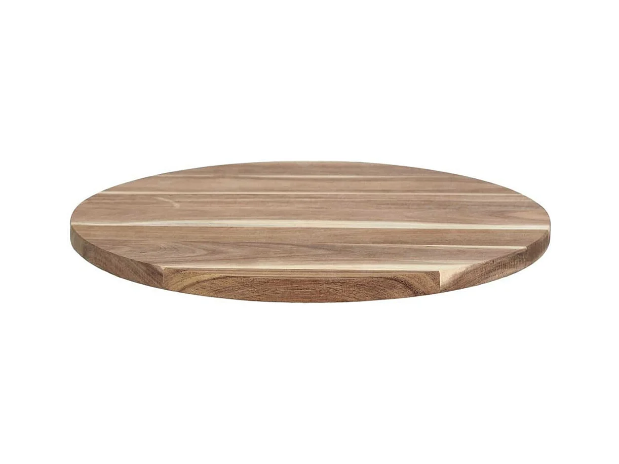 Plateau Tournant Ø35cm en Acacia Massif