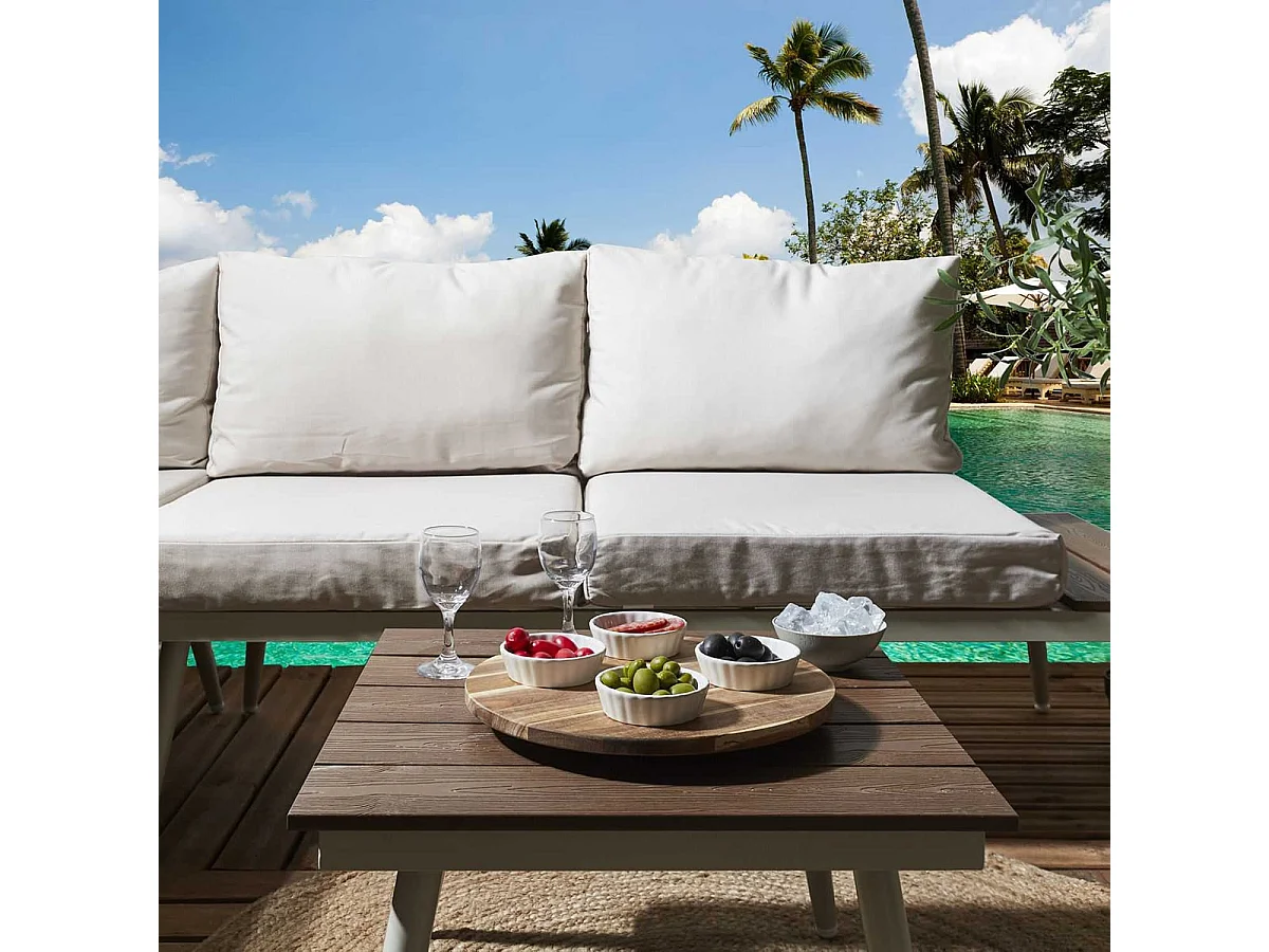 Plateau Tournant Ø35cm en Acacia Massif - TISSA