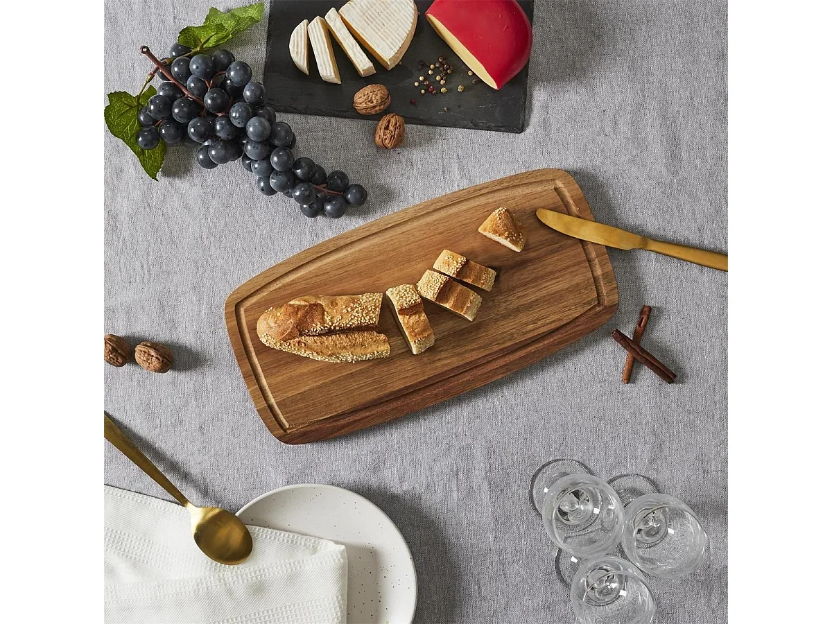 Planche à pain en acacia 36 cm - QUANA