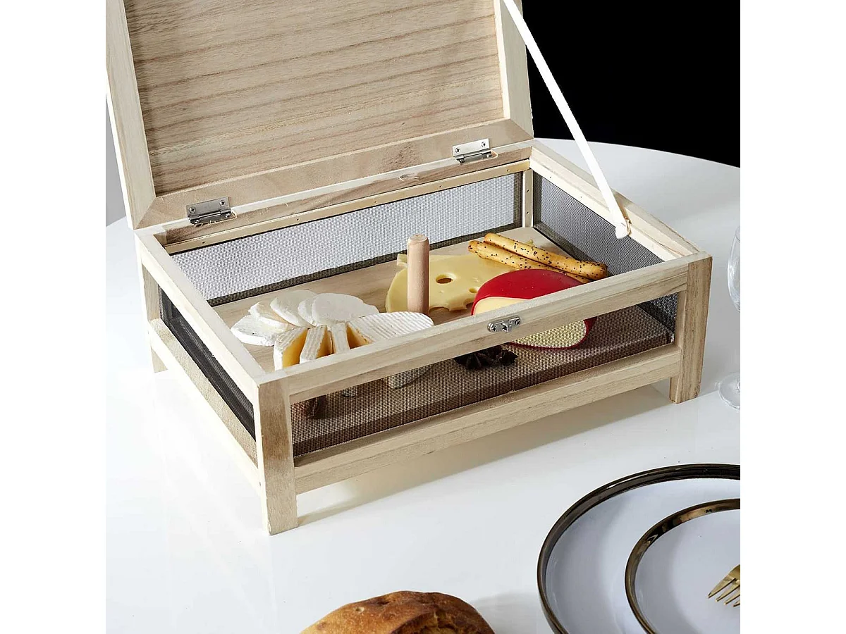 Cave à Fromage en Bois avec Plateau de service - PAKI