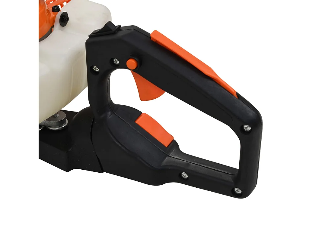 Cortador de Sebes a Gasolina de Alta Potência com Lâmina de 722 mm em Laranja e Preto