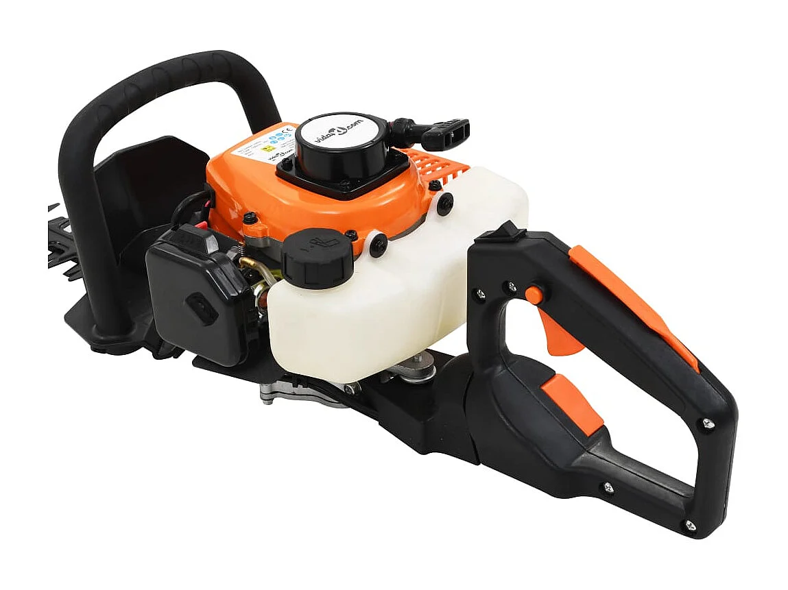 Cortador de Sebes a Gasolina de Alta Potência com Lâmina de 722 mm em Laranja e Preto