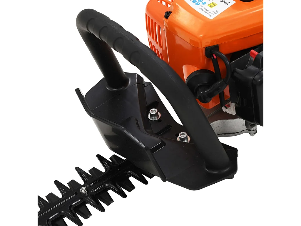 Cortador de Sebes a Gasolina de Alta Potência com Lâmina de 722 mm em Laranja e Preto