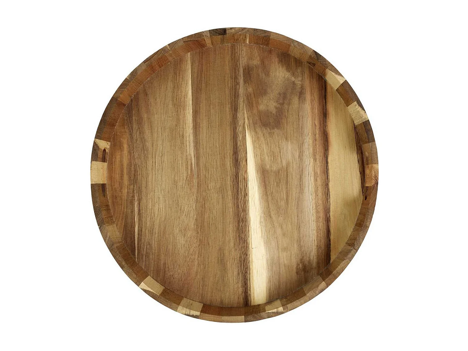 Plateau Ø40cm en Acacia Massif - TISSA