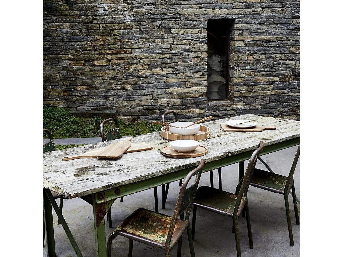 Couverts de Service en Acacia Naturel