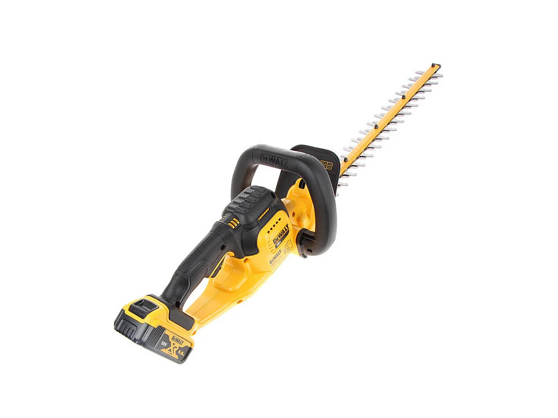 Taille-haie 18V DEWALT DCMHT563P1-QW avec une batterie 5,0 Ah