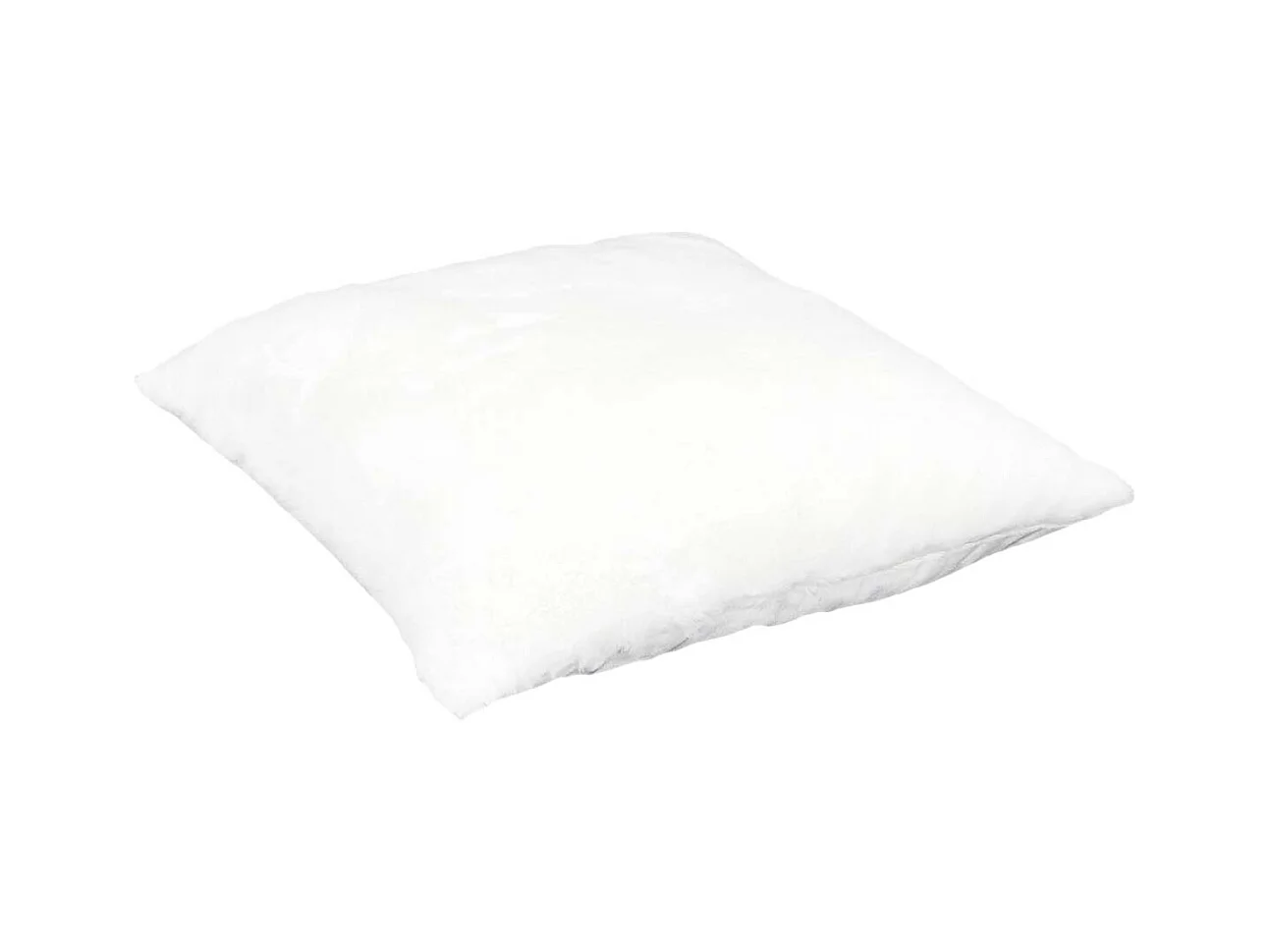 Coussin Ultra Doux 40x40cm Imitation Fourrure Blanche - FLUFFY