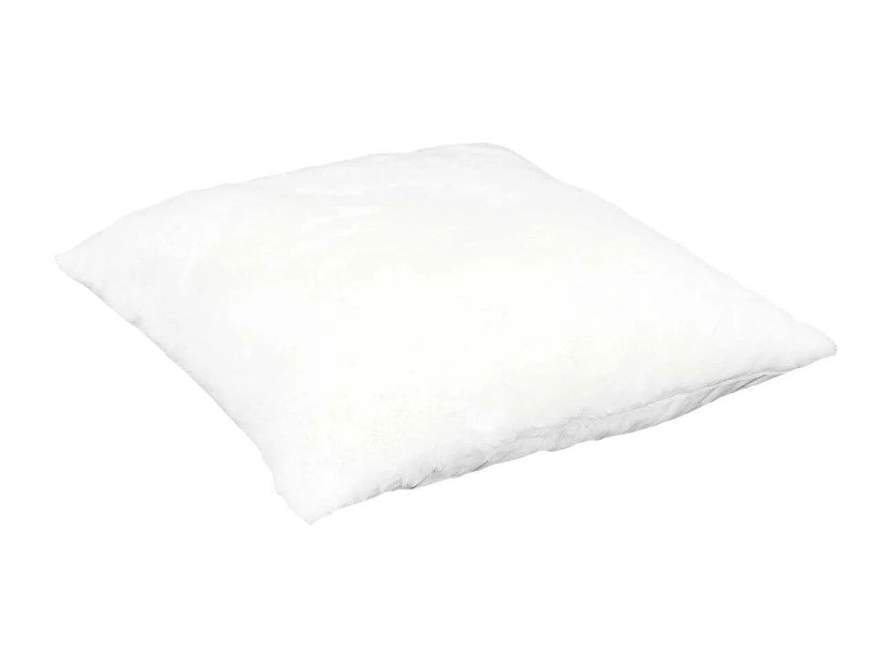 Coussin Ultra Doux 40x40cm Imitation Fourrure Blanche - FLUFFY