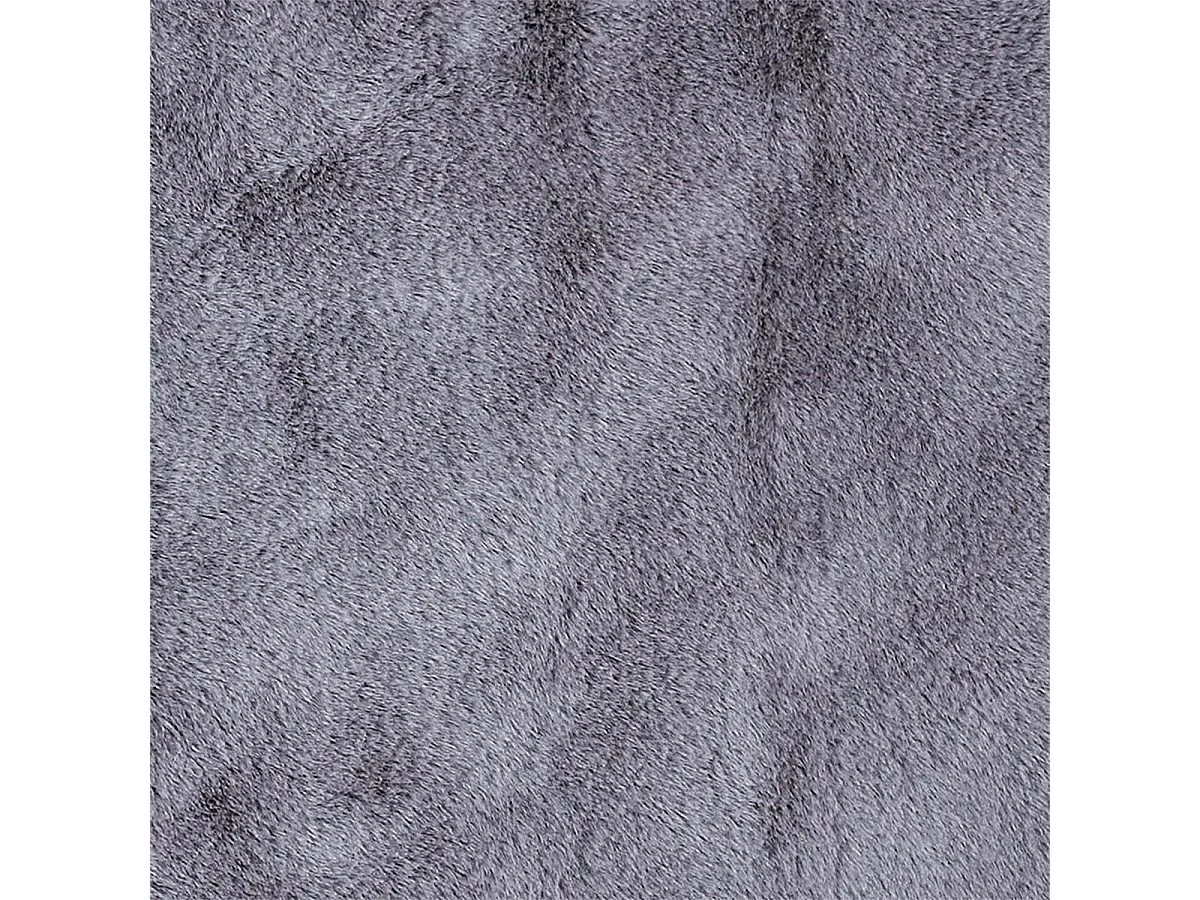Tapis 120x170cm Imitation Fourrure Fine Gris Anthracite - SNUGLY