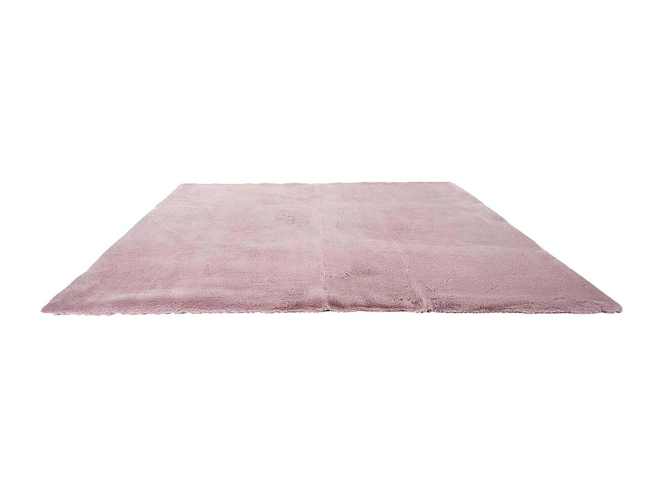 Tapis 120x170cm Imitation Fourrure Fine Rose - SNUGLY