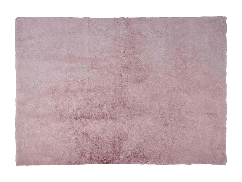Tapis 120x170cm Imitation Fourrure Fine Rose - SNUGLY