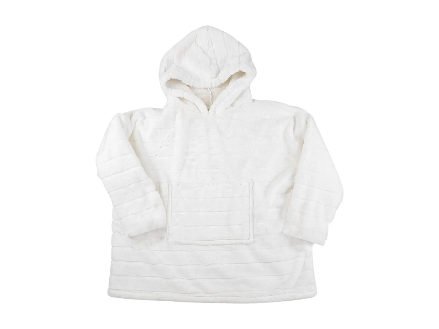 Sweat Plaid Blanc Ultra-Confort, Imitation Fourrure et Chaleur Cocooning - SWEET