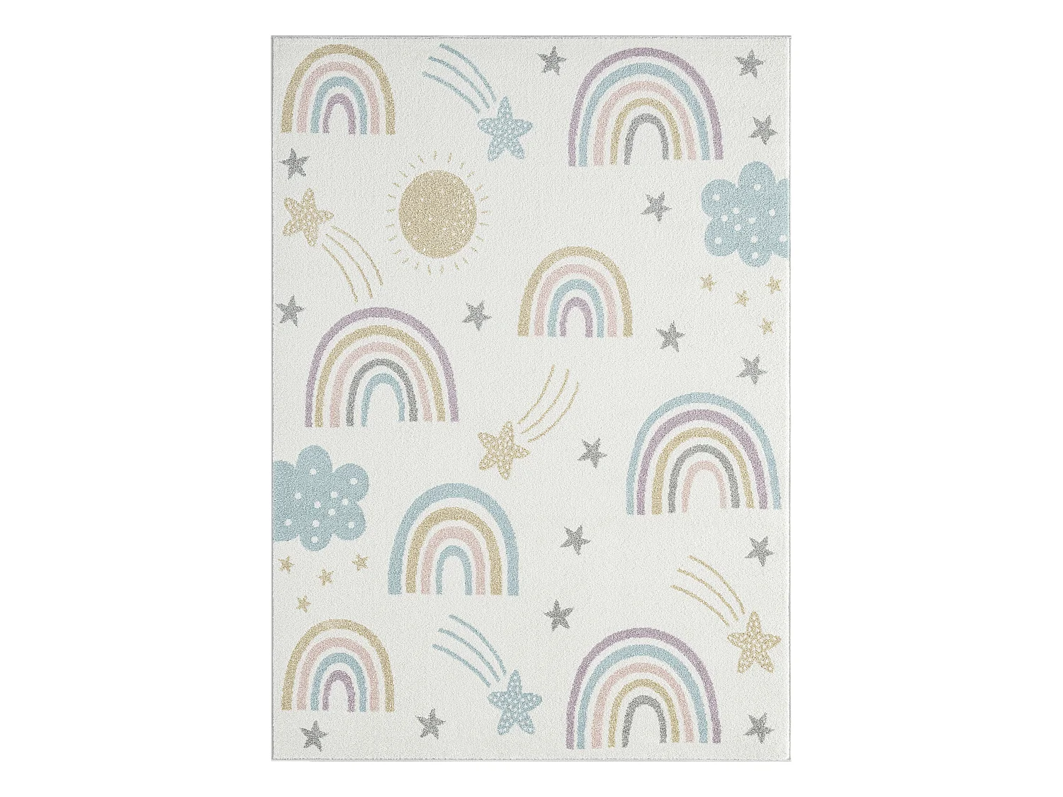 Tapis Beat Kids Moderne Et  Enfant - Crème - 160x220 cm