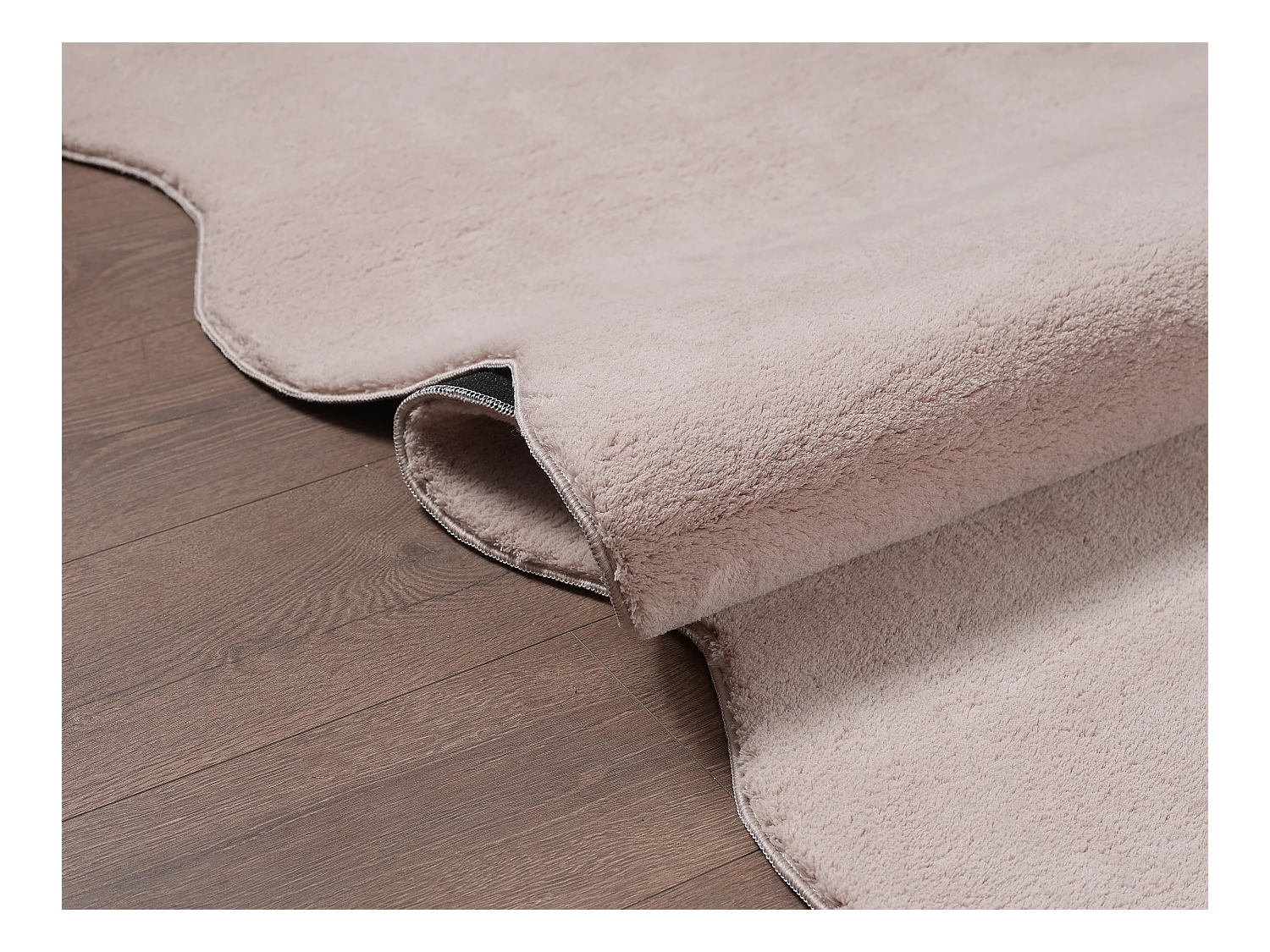 Tapis Relax lavable antidérapant - rose - 140 x 200 cm