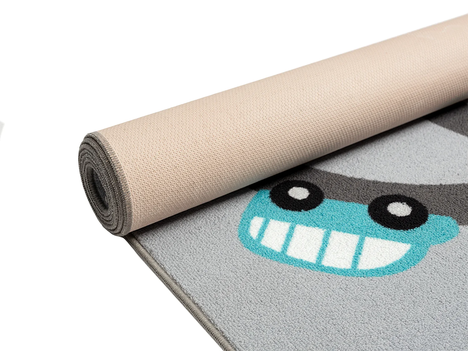 Tapis Happy Life Jeu Safari - Gris - 200x290 cm