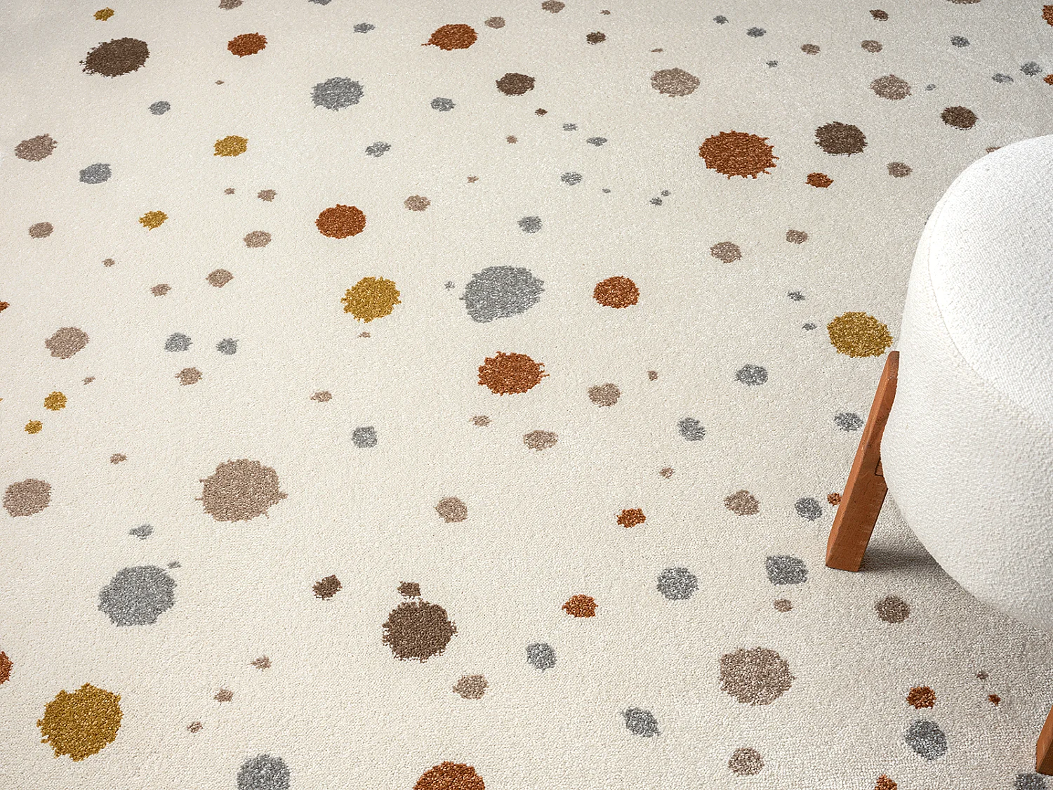 Tapis Beat Kids Moderne Bébé Fille Garçon - Crème - 120x170 cm