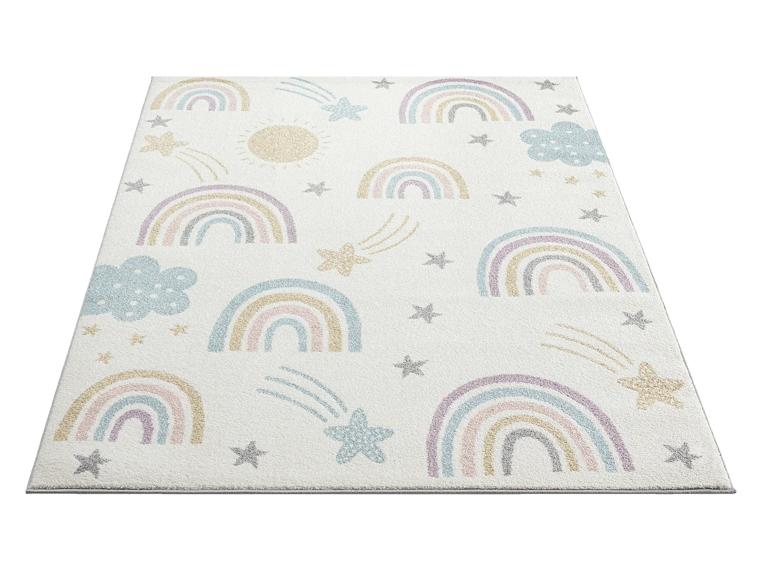 Tapis Beat Kids Moderne Et  Enfant - Crème - 120x170 cm