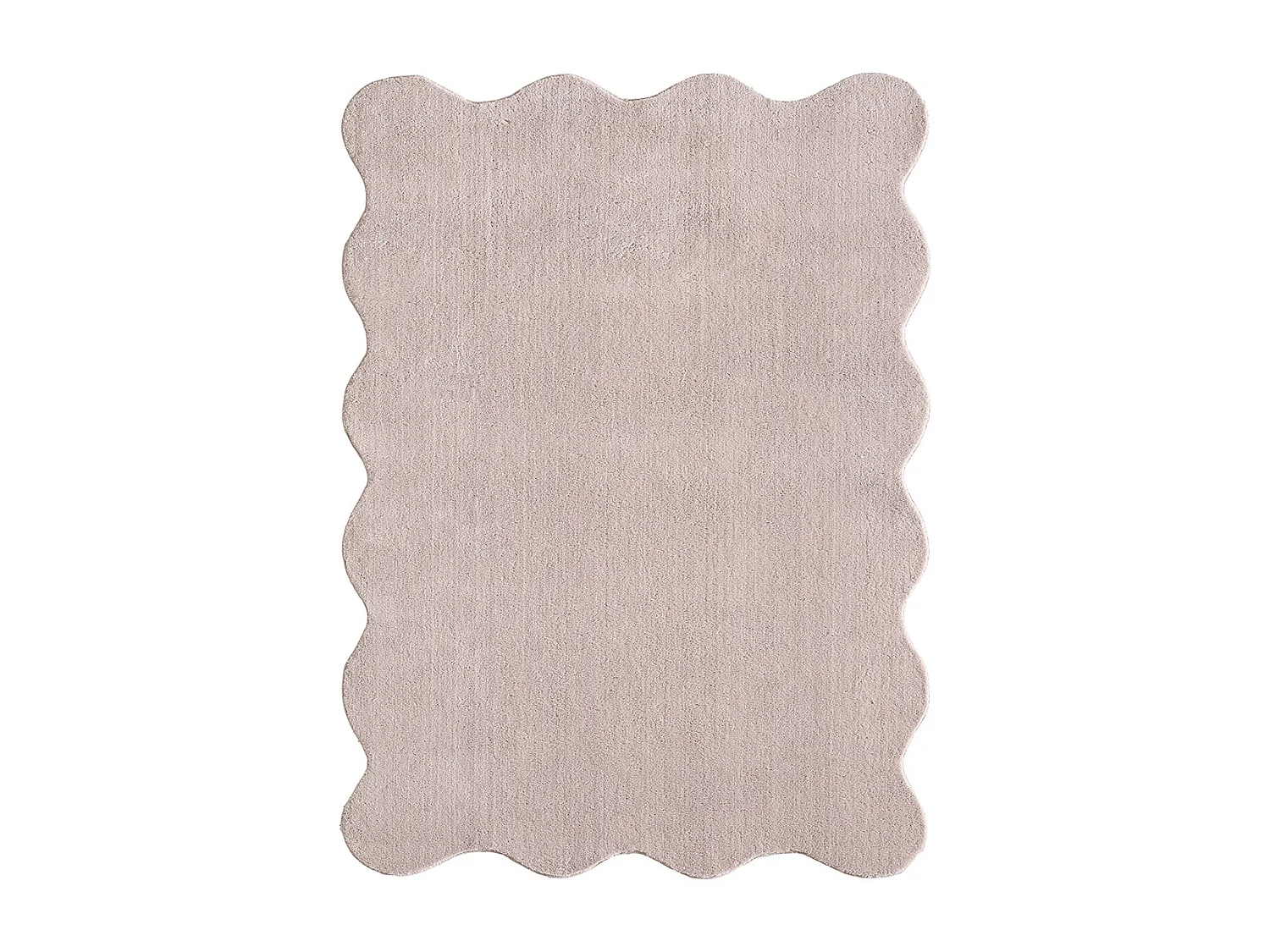 Tapis Relax lavable antidérapant - rose - 160 x 220 cm