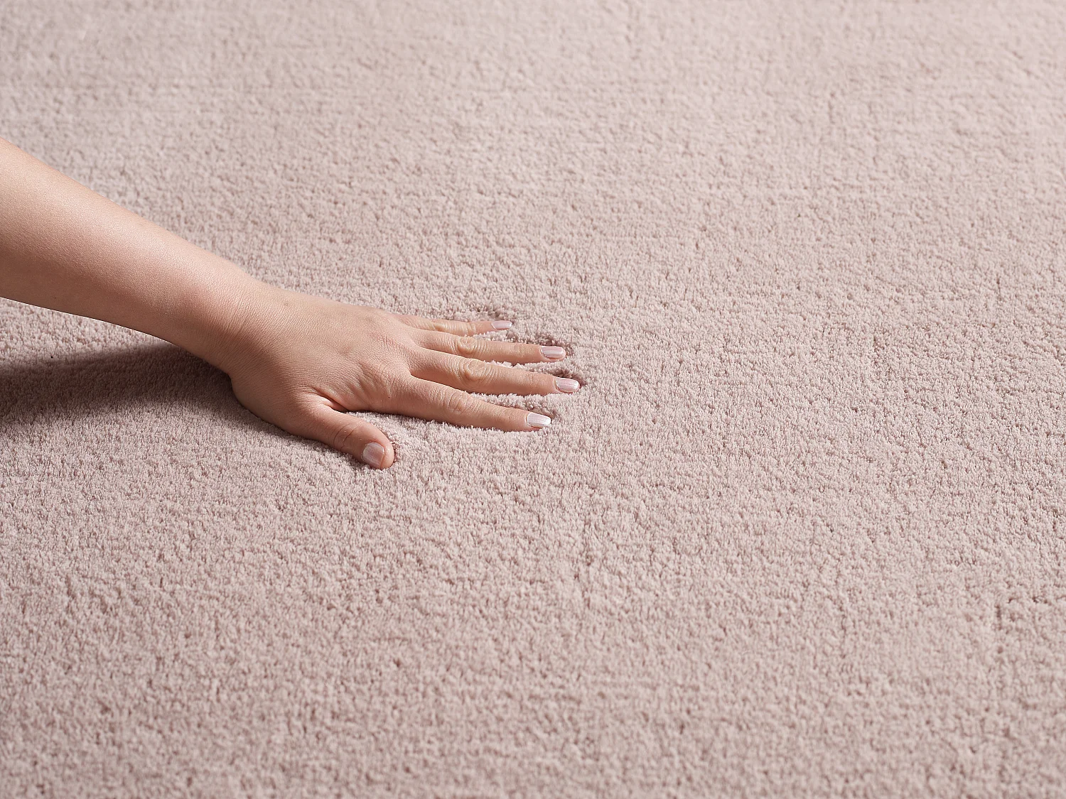 Tapis Relax lavable antidérapant - rose - 160 x 220 cm