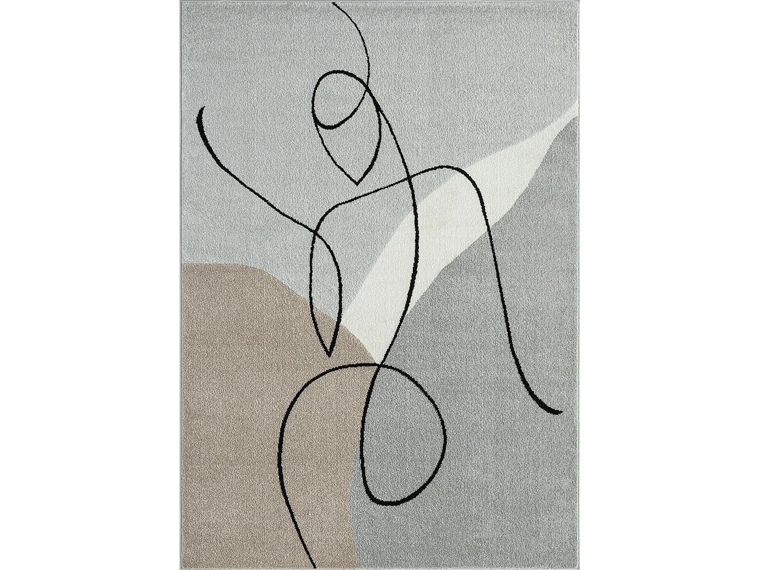 Tapis Beat Kids Design Et Doux Enfant Facile D'entretien - Gris - 120x170 cm